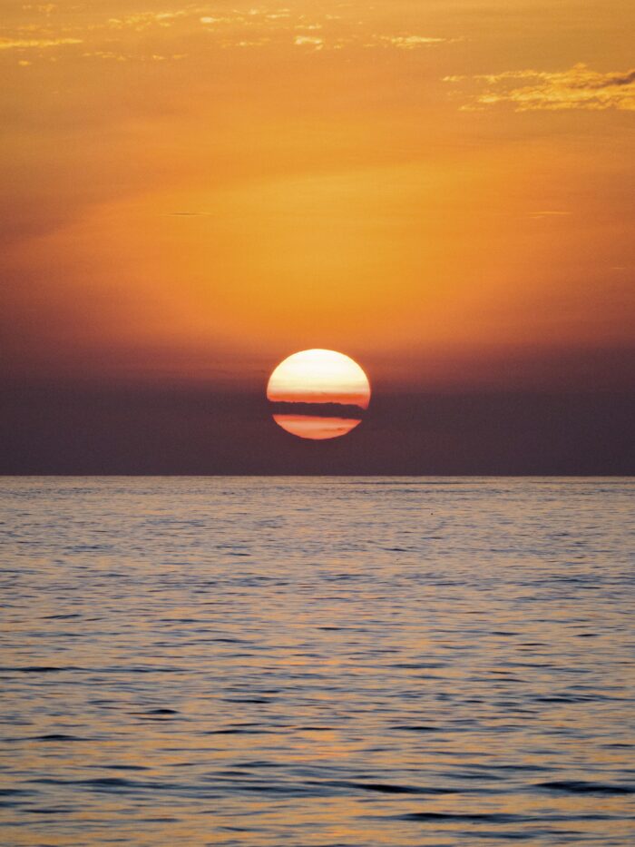 Sunset picture at the Galápagos Islands, Ecuador
