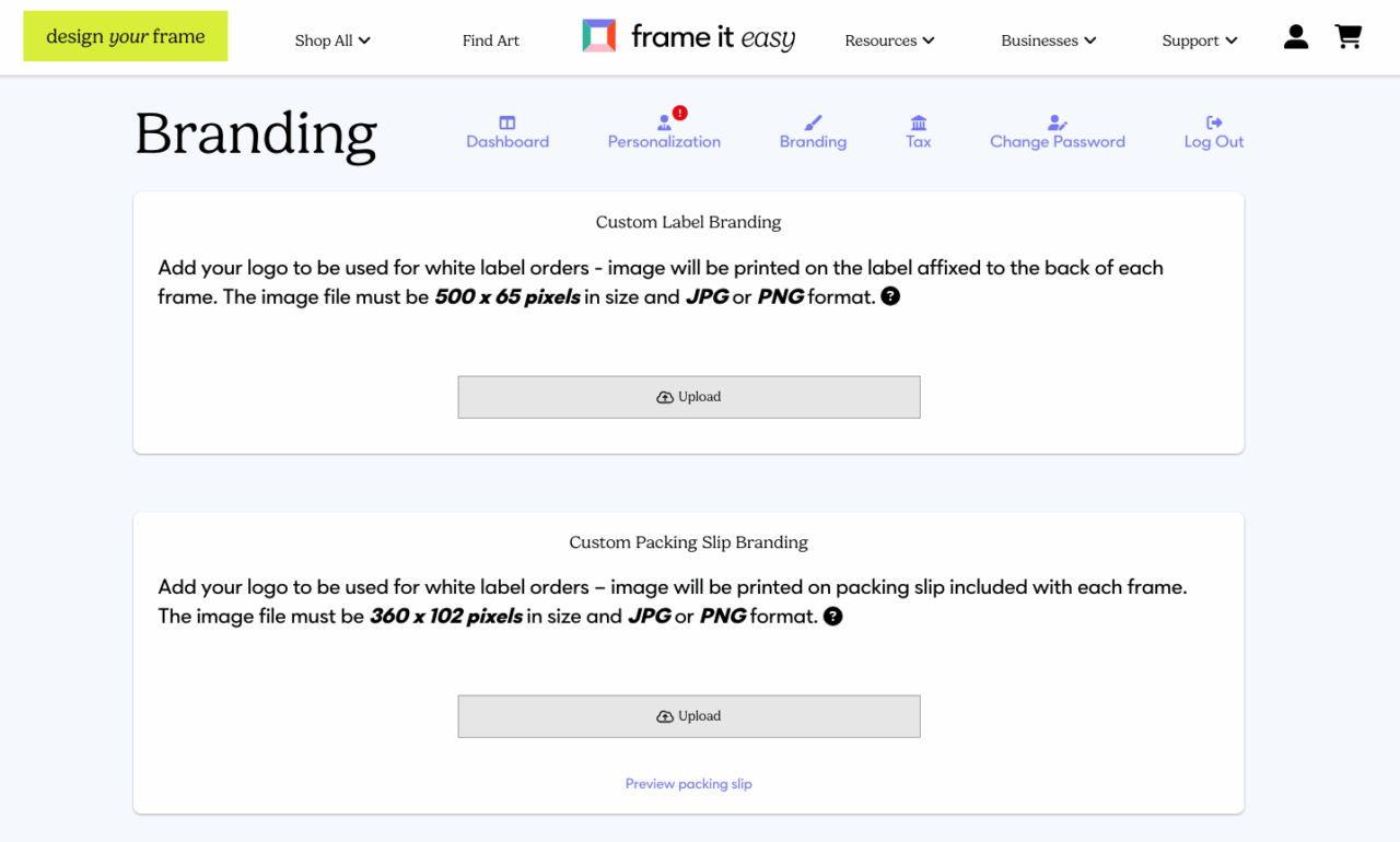 Creating A Frame It Easy Customer Account: Enjoy Benefits & Savings 11 business branding