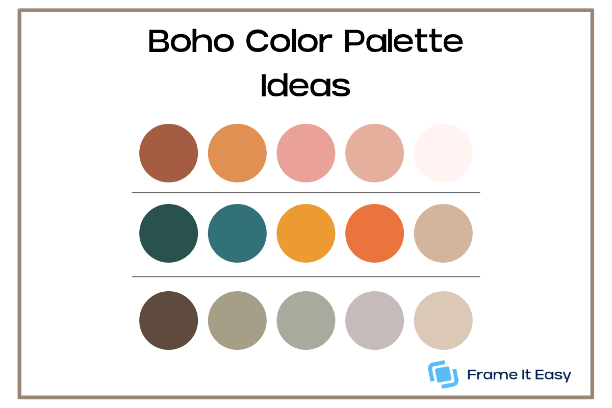 Boho Color Palette Ideas 