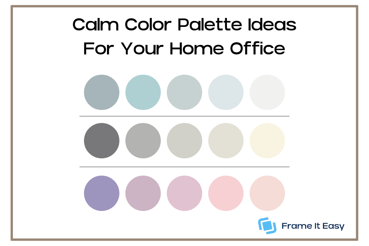 Calm Color Palette Ideas For Your Home Office