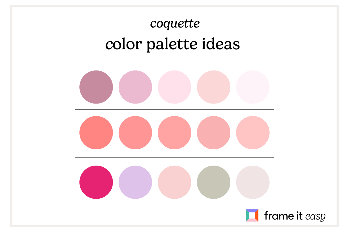 It's Fun, It's Flirty, It's Romantic: It’s The Coquette Aesthetic 1 coquette color palette
