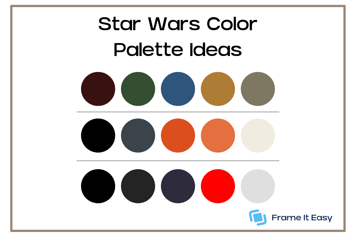Star Wars Color Palette Ideas 