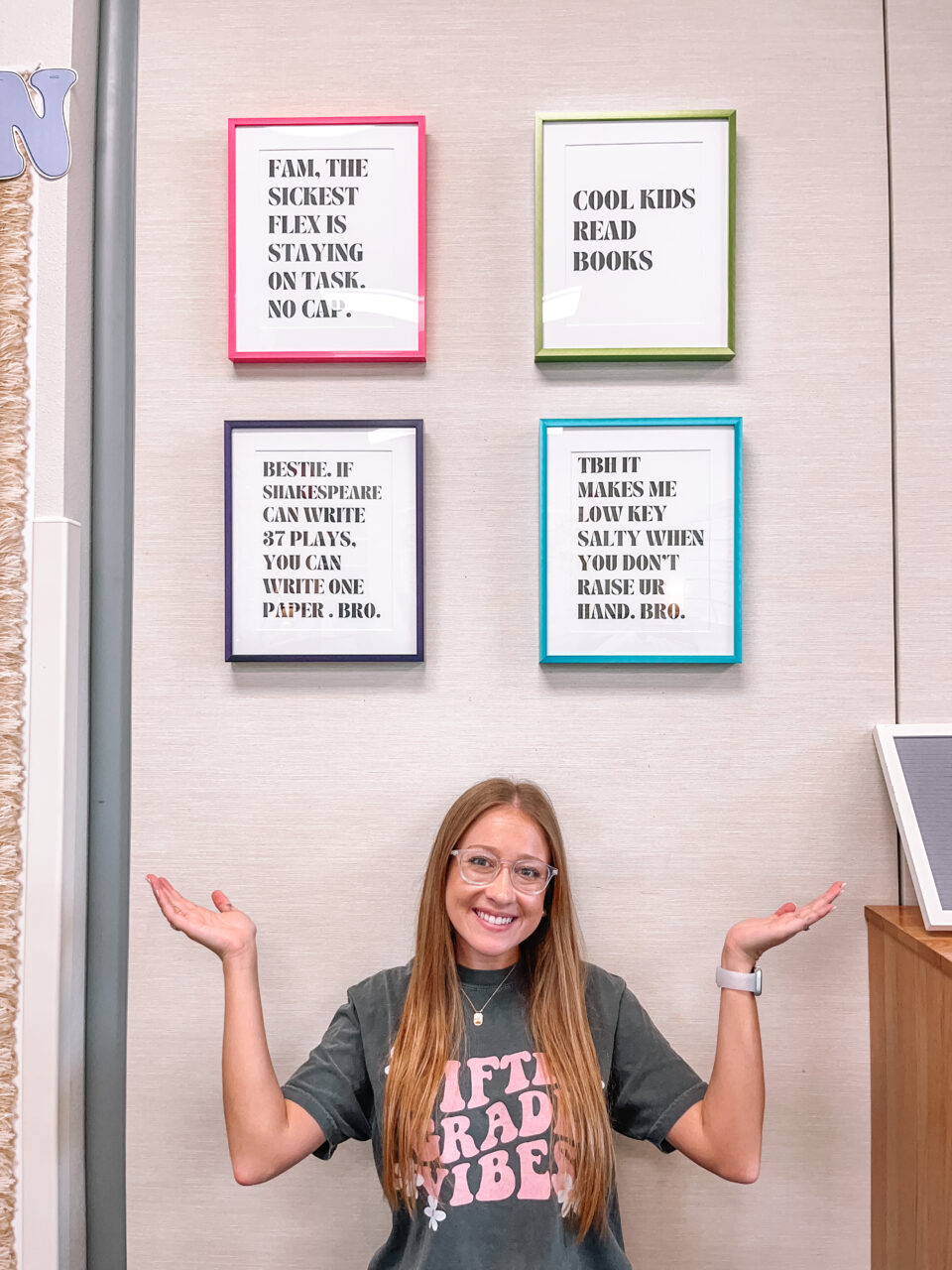 colorful frames for the classroom