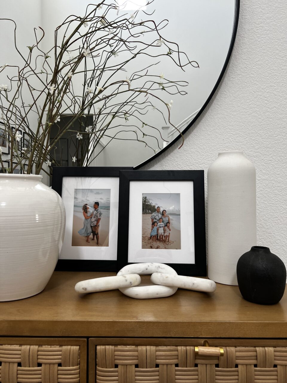 Framing Cellphone Pictures Made Simple 12 family photos displayed on a table