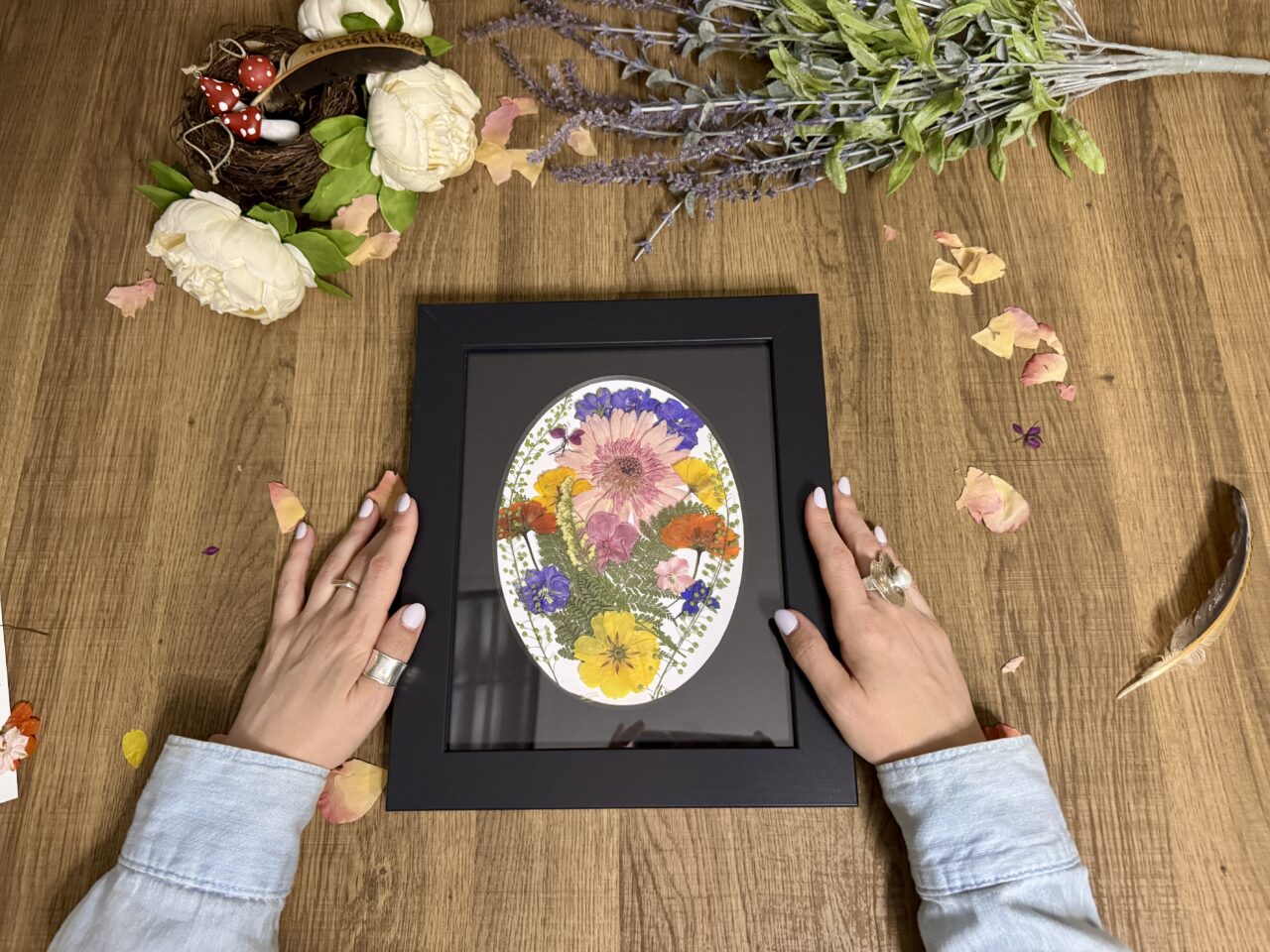 How To Frame Pressed Flowers