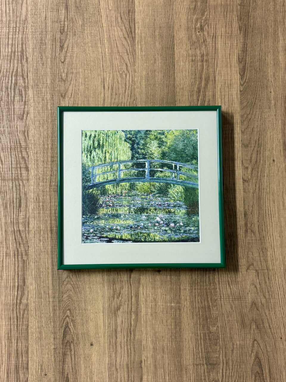framed monet art print