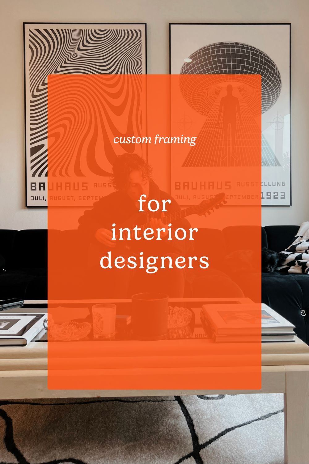 custom frames for interior designers