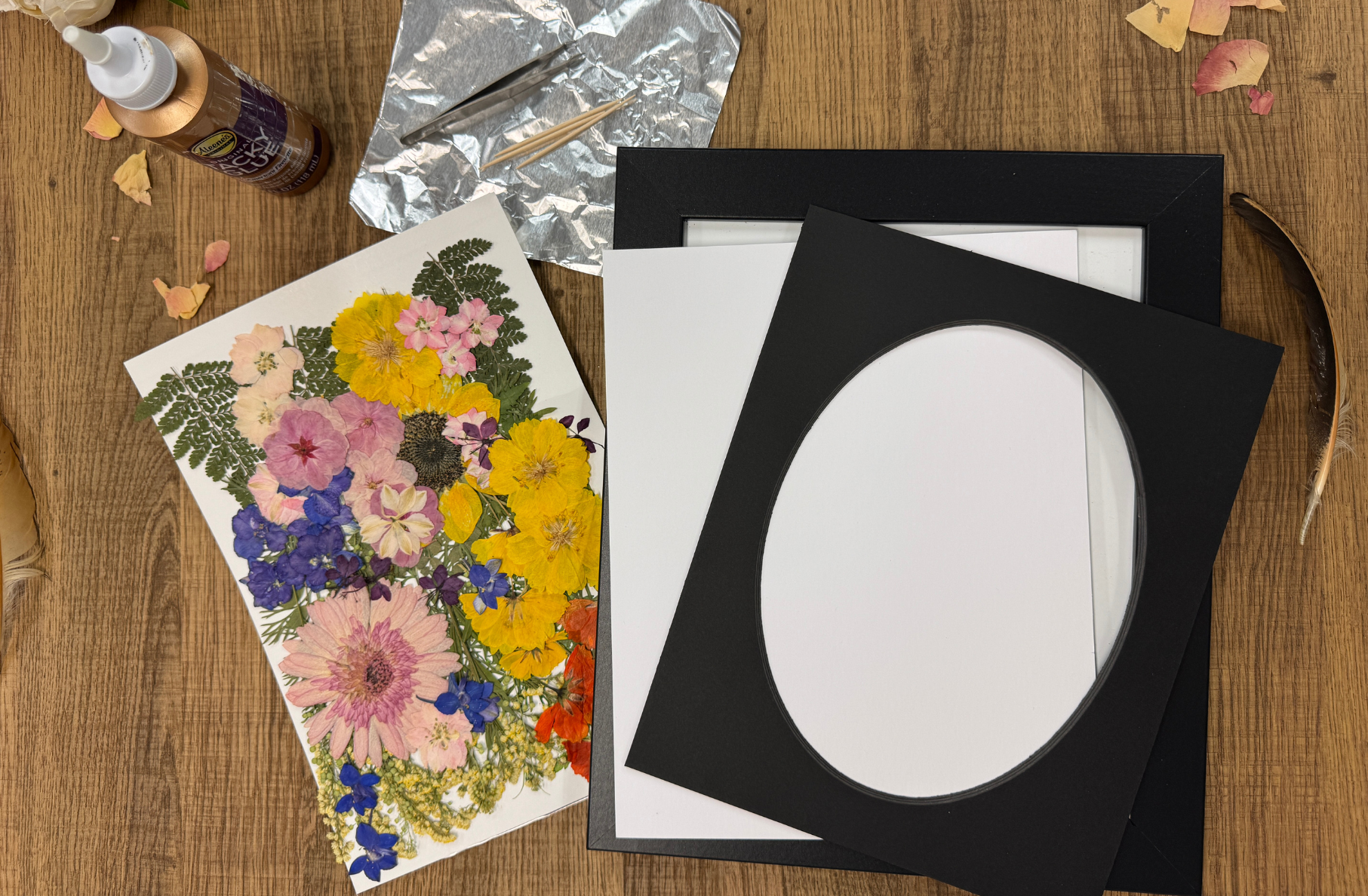 Frame Flower Work Learn How To Frame Pressed Flowers: A Framing DIY Project
