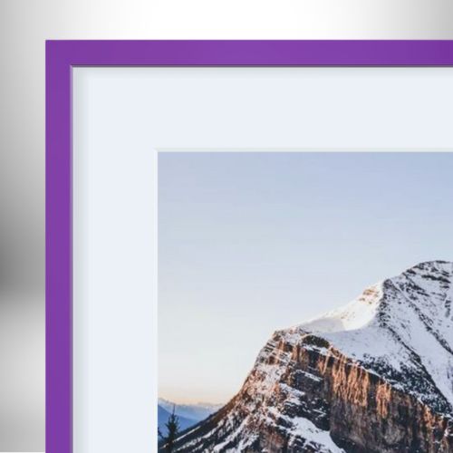 purple picture frame