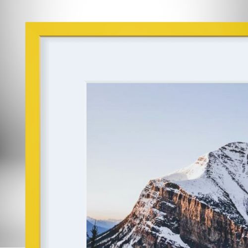 yellow picture frame