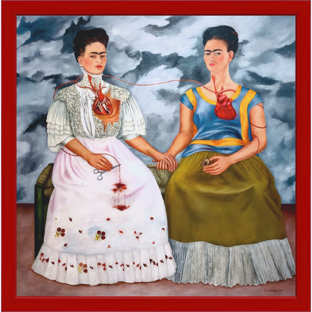 frida painting custom framed