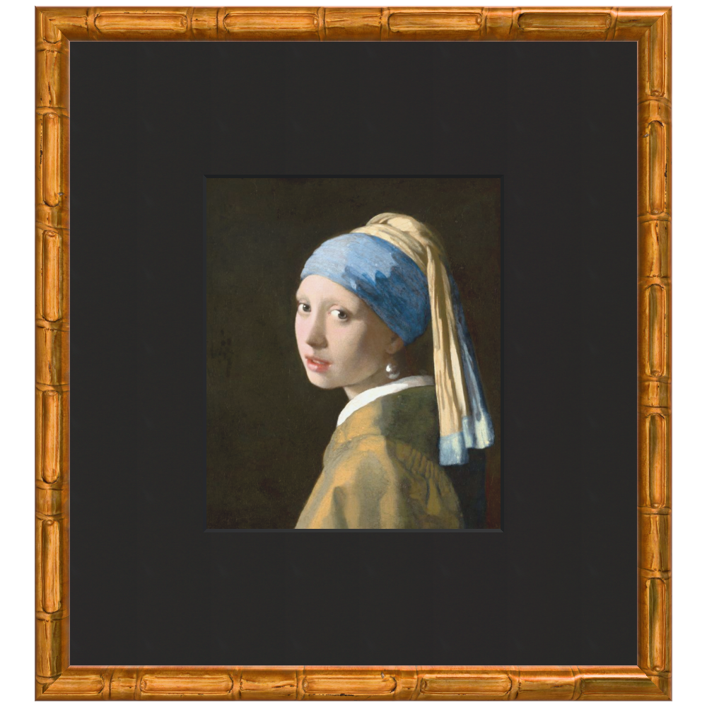 Girl with a Pearl Earring framed and matted