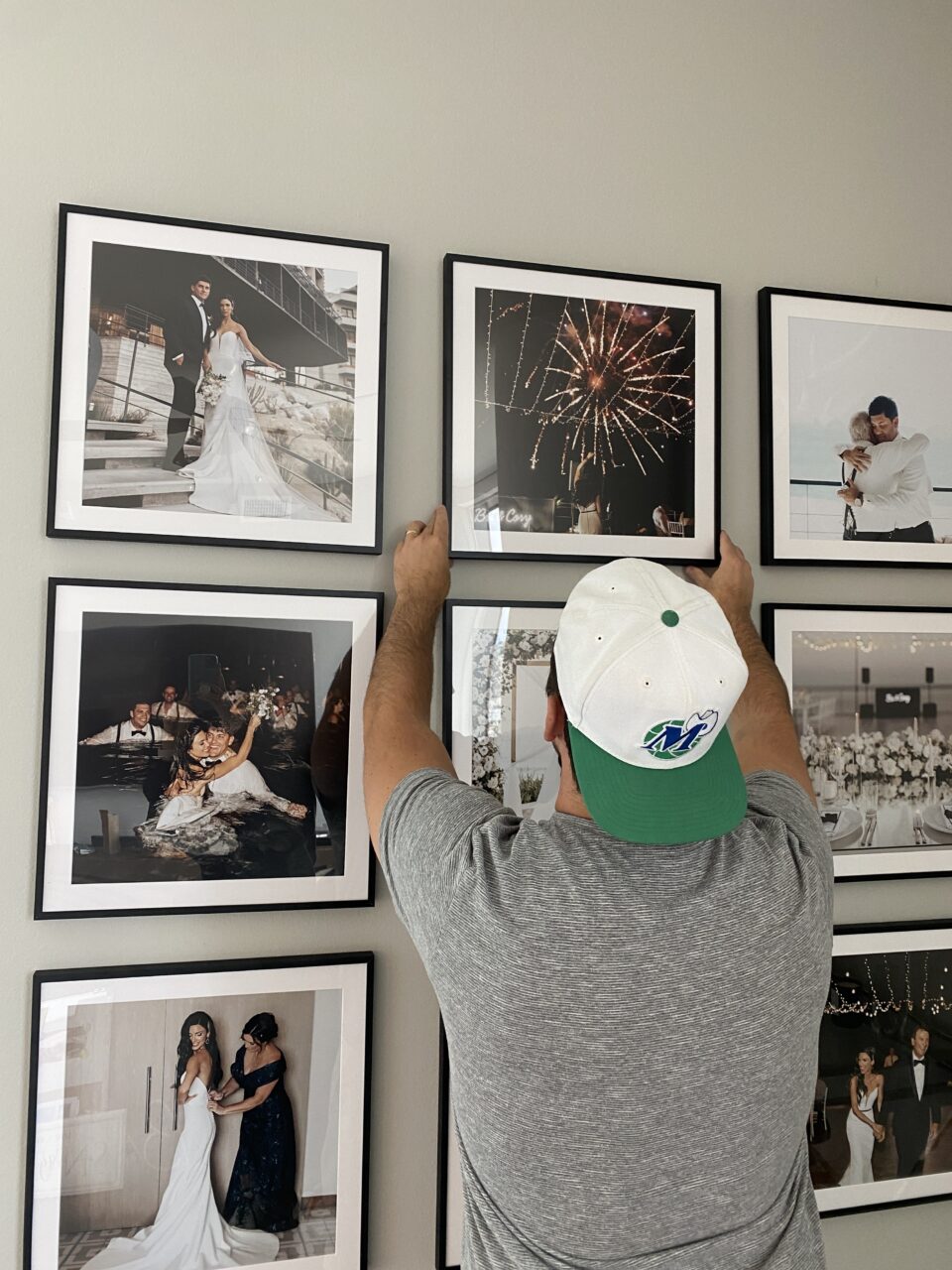 Framing Sentimental Items: Preserve Memories That Matter Most 2 gallery wall of wedding photos