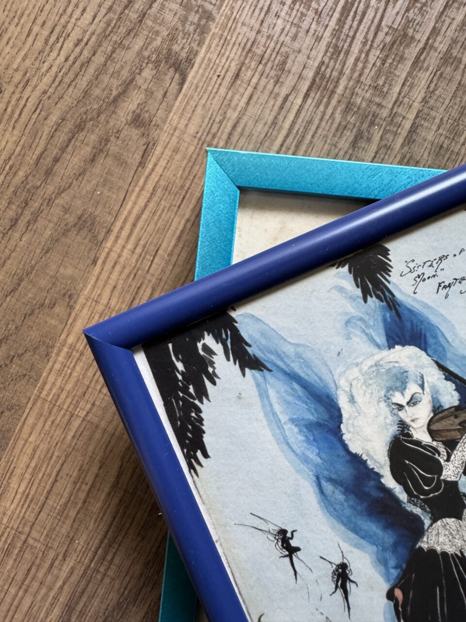 Framing Fears Debunked: Don’t Let Spooky Myths Haunt You 6 blue picture frames