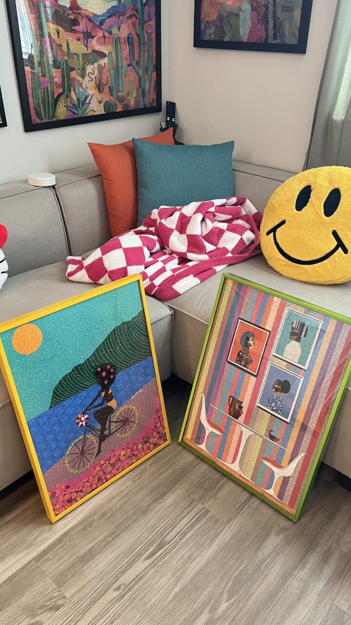 Framing Fears Debunked: Don’t Let Spooky Myths Haunt You 2 colorful frames for puzzles