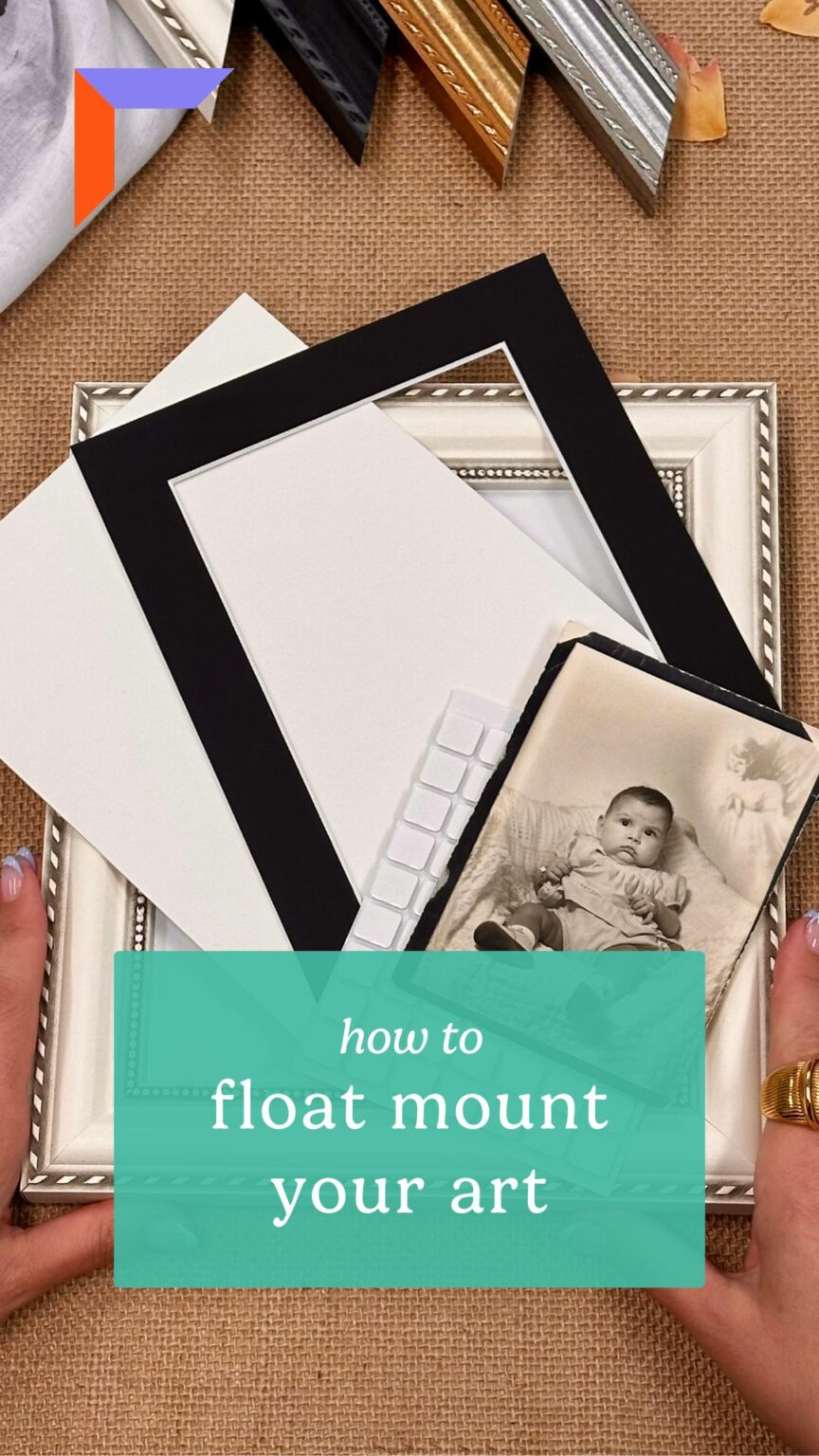 How To Float Mount Art | Easy DIY Framing Tutorial