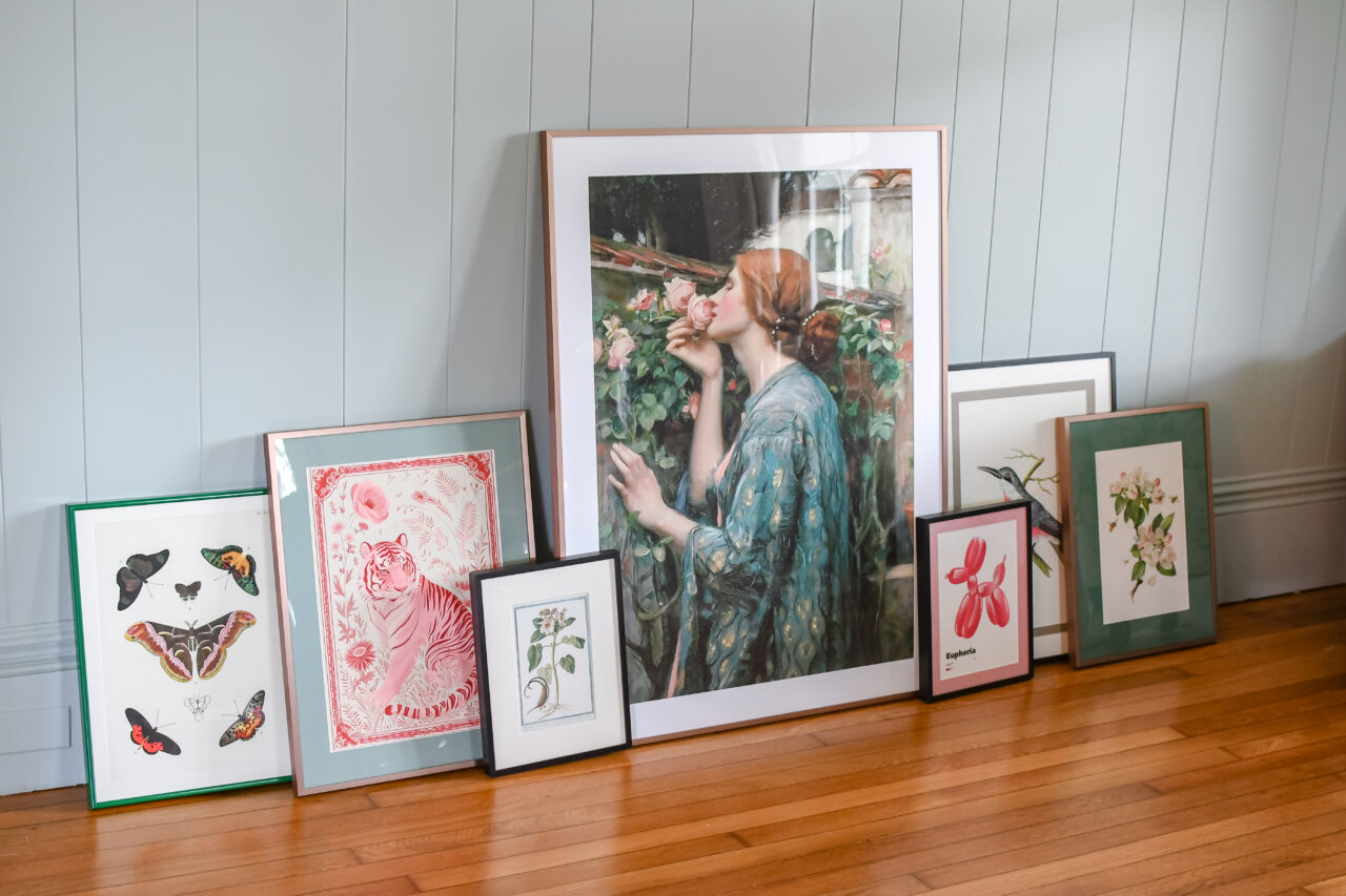 Easy Brand Color Matching: Custom Matboards for Businesses 8 gallery wall for a business setting