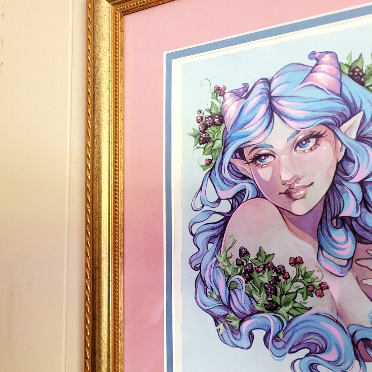 Introducing Smart Color Matching: The Future of Custom Matboards 5 fantasy art with custom pink matboard