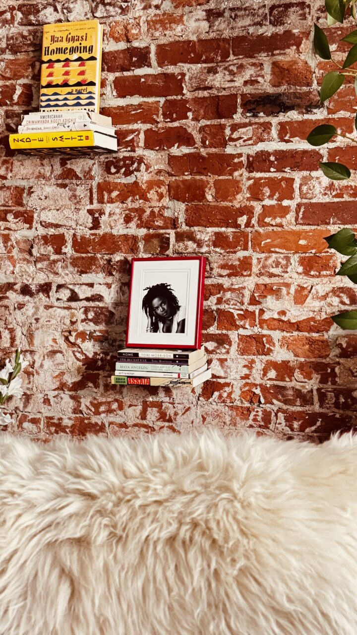 How to Hang a Picture Frame on a Brick Wall 5 picture frames against a brick wall