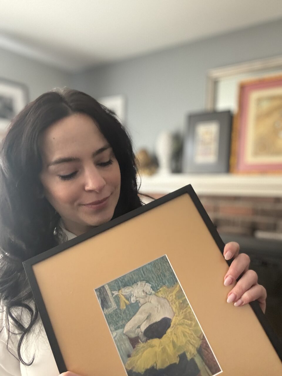 Art Marketplace + Smart Color Matching: A Match Made in Heaven 3 custom framed art print with yellow matboard