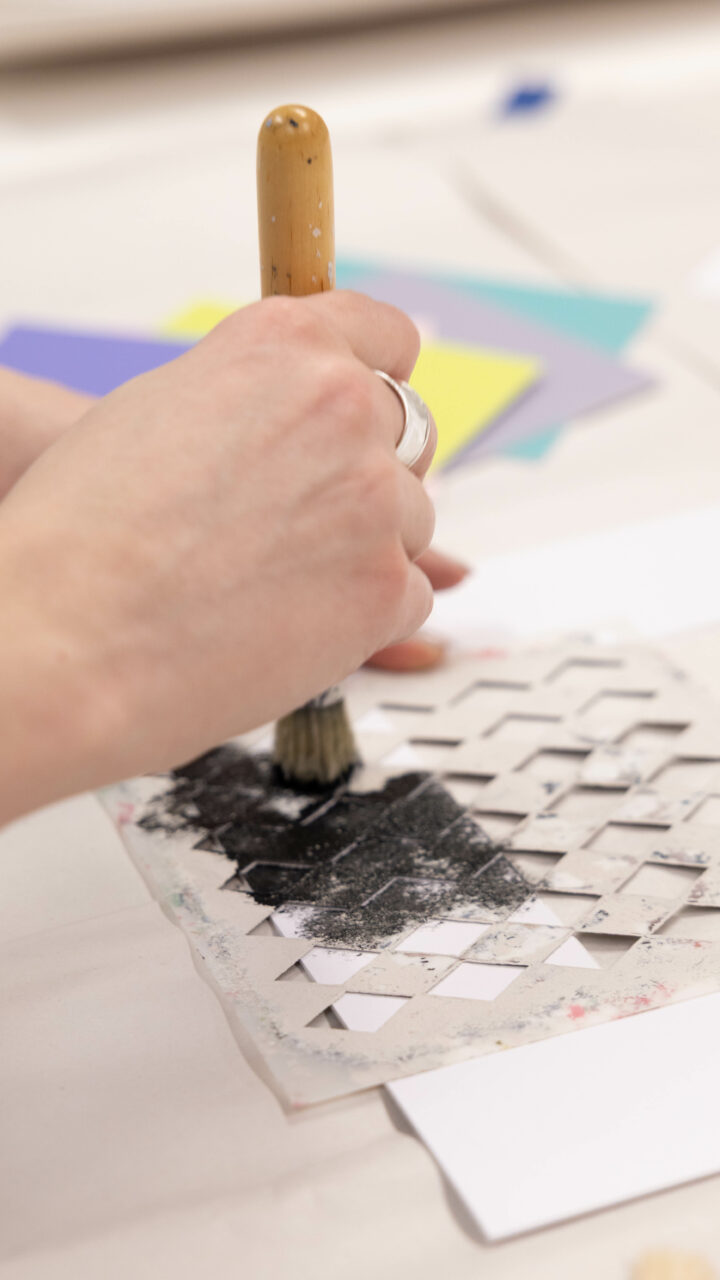 DIY Matboard Ideas: Crafty and Creative Ways to Decorate Matting 4 stenciling a matboard for a fun DIY project