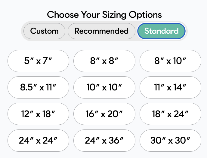 Standard Frame Sizes: A Practical Guide for Framing Art 14 standard frame sizes