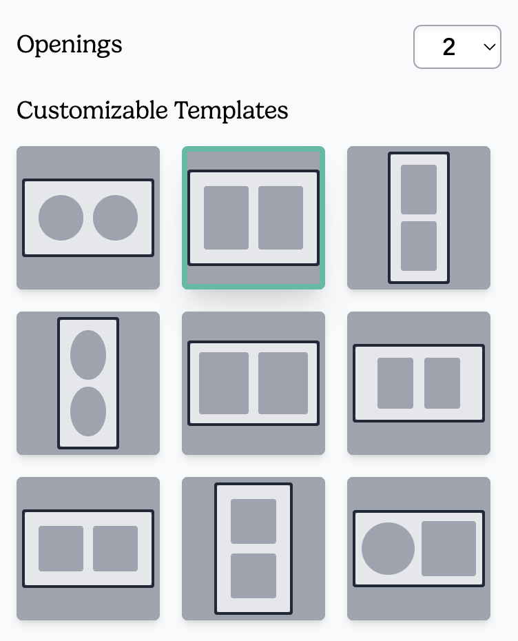 How to Create a Custom Collage Frame 6 2 opening matboard templates