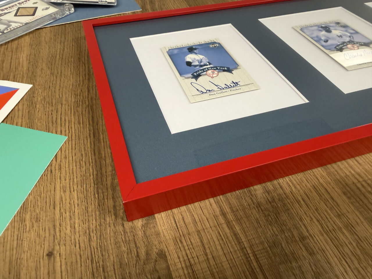 How to Create a Custom Collage Frame 13 Custom framed baseball card collection