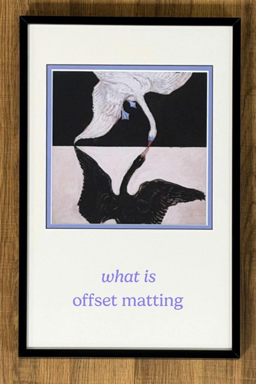 Frame Offset Offset Matting: Guide To Weighted Matboards & Custom Framing
