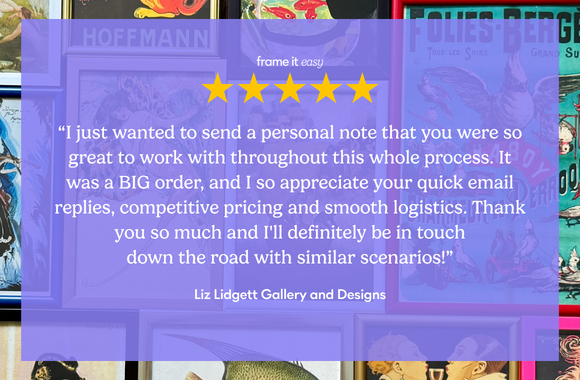 Bulk Frame Order Planning: Get the Most From Your Wholesale Order 3 Custom Framing for your business - customer quote
