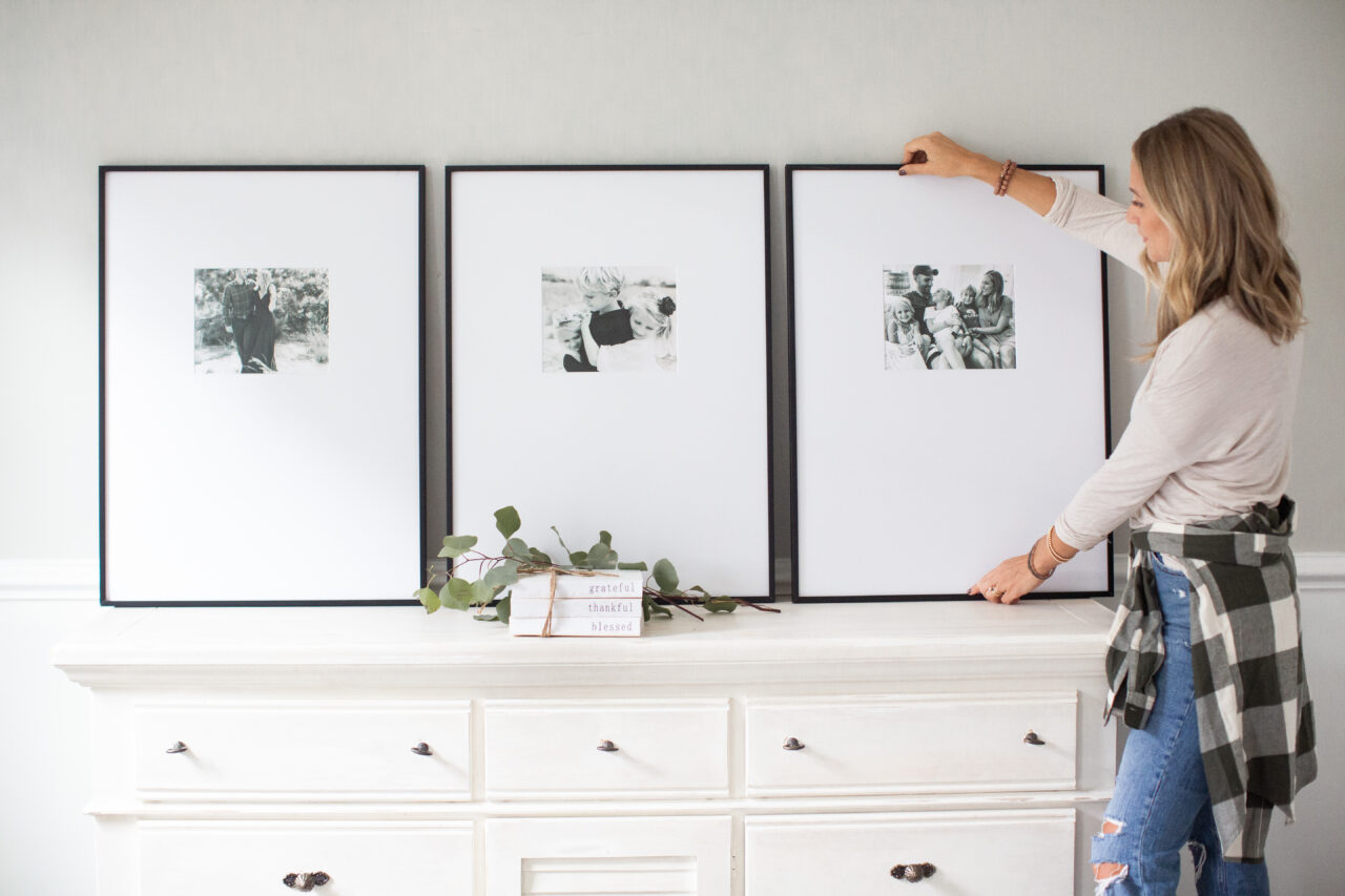 A Complete Guide to Modern Picture Frame Styles 16 offset matting in large frames