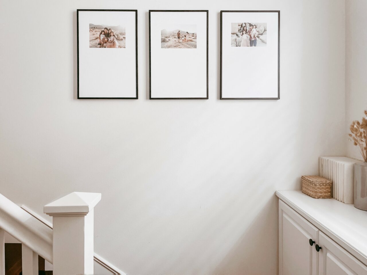 A Complete Guide to Modern Picture Frame Styles 15 offset matting in large frames